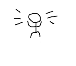 Stick Figures in Japan 2 sticker #15006427