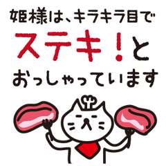 The princess for cats will speak