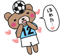 Sticker of a light-blue soccer team sticker #15006852