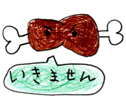 Variety of food stickers sticker #15007013