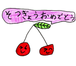 Variety of food stickers sticker #15007025