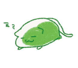 red bull and grean cat and blue bird,2nd sticker #15007281