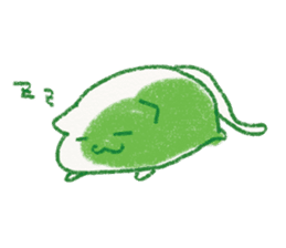 red bull and grean cat and blue bird,2nd sticker #15007281