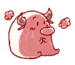 red bull and grean cat and blue bird,2nd sticker #15007289