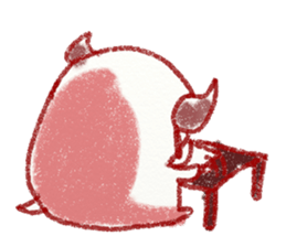 red bull and grean cat and blue bird,2nd sticker #15007290