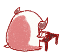 red bull and grean cat and blue bird,2nd sticker #15007290