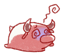 red bull and grean cat and blue bird,2nd sticker #15007291