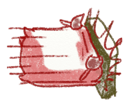 red bull and grean cat and blue bird,2nd sticker #15007293