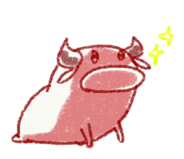 red bull and grean cat and blue bird,2nd sticker #15007300