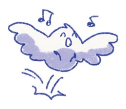 red bull and grean cat and blue bird,2nd sticker #15007304