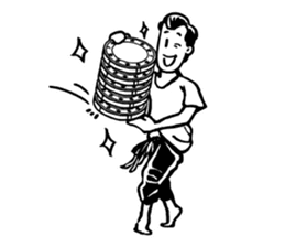 Working peeps (TH/EN) sticker #15008097