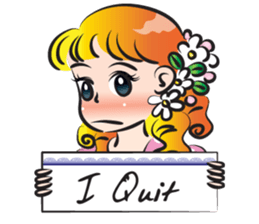 little sweet princess sticker #15008652