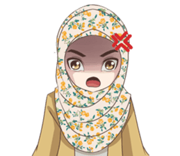 Cheerful Hijab sticker #15008809