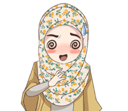 Cheerful Hijab sticker #15008818