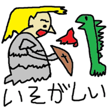 Sticker of crazy sticker #15009042