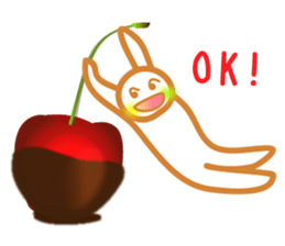 Chocolate and Valentine in English sticker #15009048