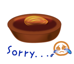 Chocolate and Valentine in English sticker #15009057