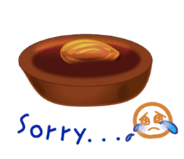 Chocolate and Valentine in English sticker #15009057