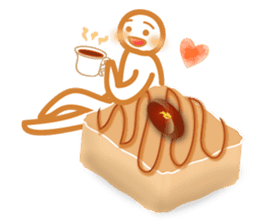 Chocolate and Valentine in English sticker #15009063