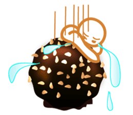 Chocolate and Valentine in English sticker #15009066