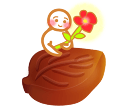 Chocolate and Valentine in English sticker #15009078