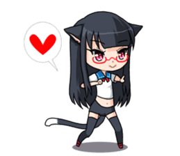 Meganekoko2 sticker #15009274