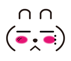 Rabbit emoticon sticker #15010166