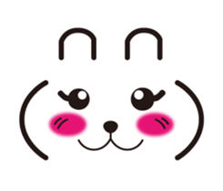 Rabbit emoticon sticker #15010167