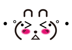 Rabbit emoticon sticker #15010175