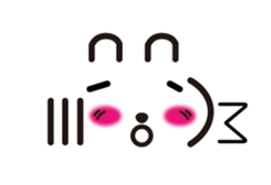 Rabbit emoticon sticker #15010186
