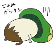 It's a konomi mushroom. sticker #15010591