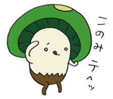 It's a konomi mushroom. sticker #15010595