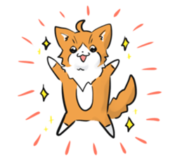 Fat cat & kitty sticker #15011097