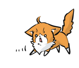 Fat cat & kitty sticker #15011103