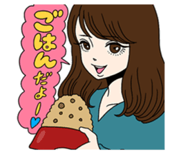 Toy poodle&Japanese Girls sticker #15011144