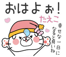 Cat Sticker Taeko sticker #15011158