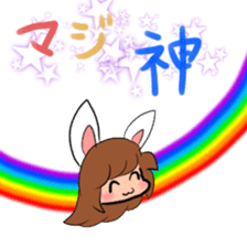 Wicked rabbit Sticker sticker #15011993