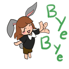 Wicked rabbit Sticker sticker #15011995