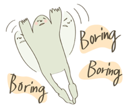 Daily life of a green guy(English ver.) sticker #15013248