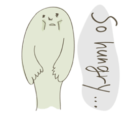 Daily life of a green guy(English ver.) sticker #15013257