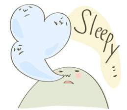 Daily life of a green guy(English ver.) sticker #15013258