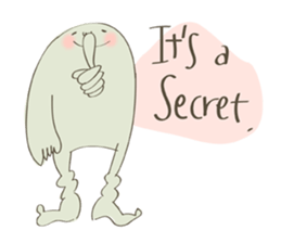 Daily life of a green guy(English ver.) sticker #15013262