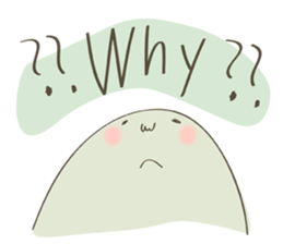 Daily life of a green guy(English ver.) sticker #15013263