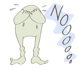 Daily life of a green guy(English ver.) sticker #15013264