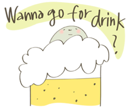 Daily life of a green guy(English ver.) sticker #15013268