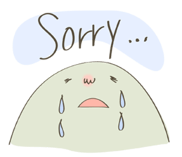 Daily life of a green guy(English ver.) sticker #15013270