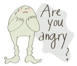 Daily life of a green guy(English ver.) sticker #15013274