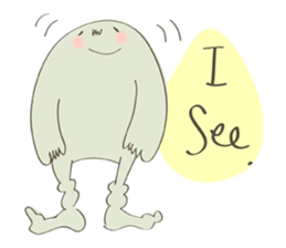 Daily life of a green guy(English ver.) sticker #15013278