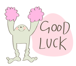 Daily life of a green guy(English ver.) sticker #15013279