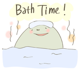 Daily life of a green guy(English ver.) sticker #15013282